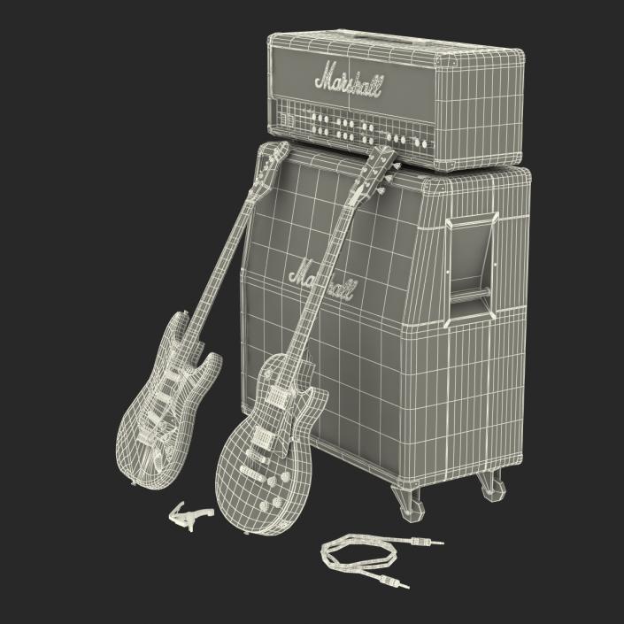 Guitar Equipment Collection 3D