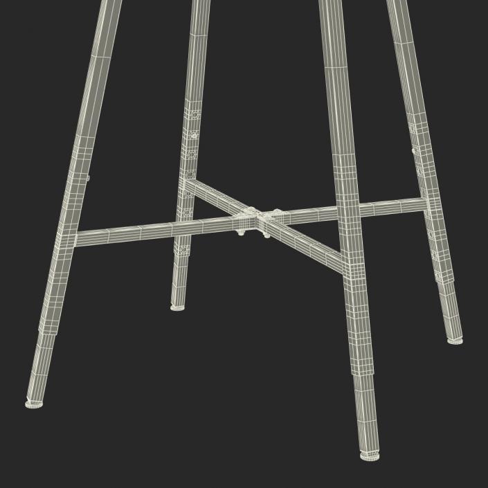 Round Clothing Rack 3D model