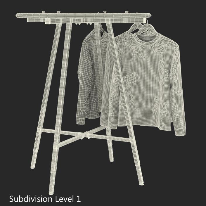 3D Round Clothing Rack 2