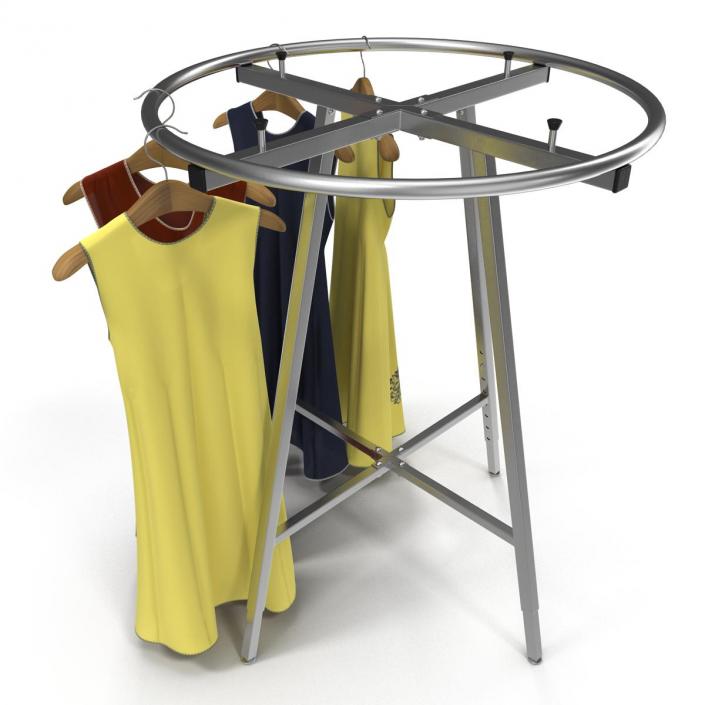 3D Round Clothing Rack 3