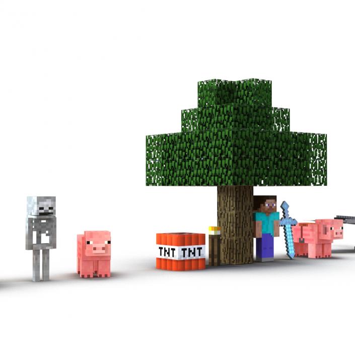 3D model Minecraft Collection