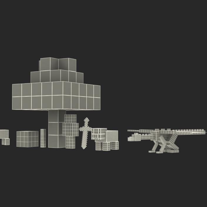 3D model Minecraft Collection