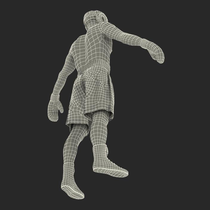 Adult Boxer Man Rigged 3D