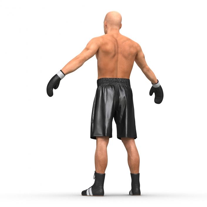 Adult Boxer Man Rigged 2 3D model