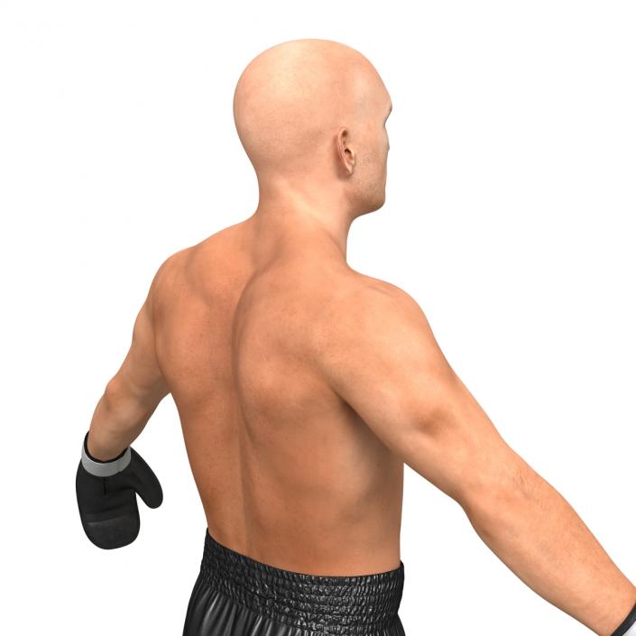 Adult Boxer Man Rigged 2 3D model