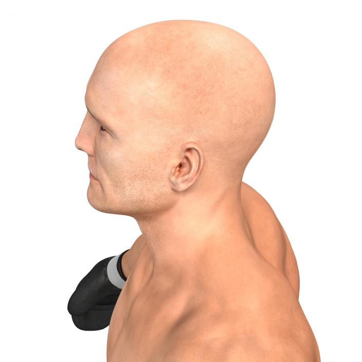 Adult Boxer Man Rigged 2 3D model