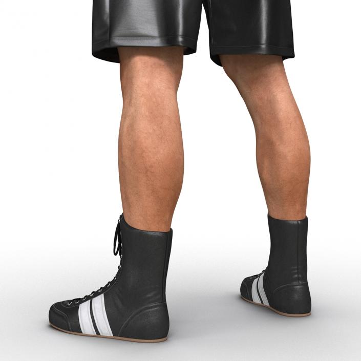 Adult Boxer Man Rigged 2 3D model