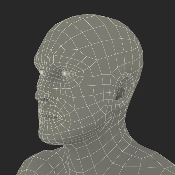 Adult Boxer Man Rigged 2 3D model