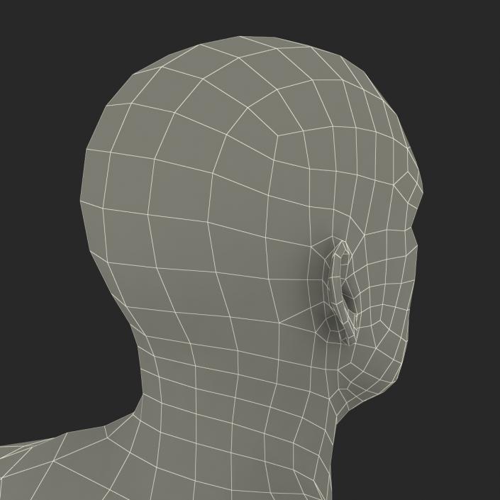 Adult Boxer Man Rigged 2 3D model