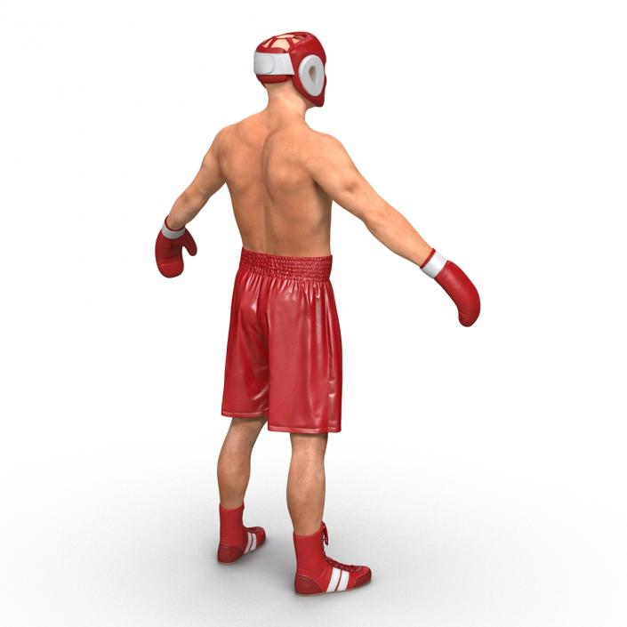 3D Boxer Man Rigged