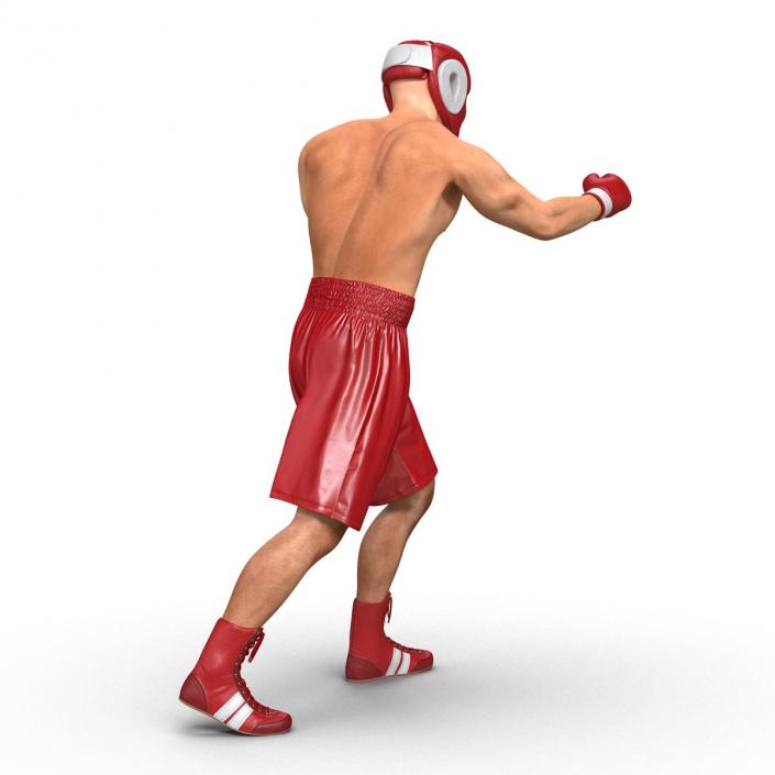 3D Boxer Man Rigged