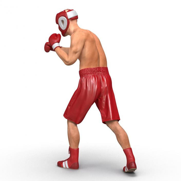 3D Boxer Man Rigged