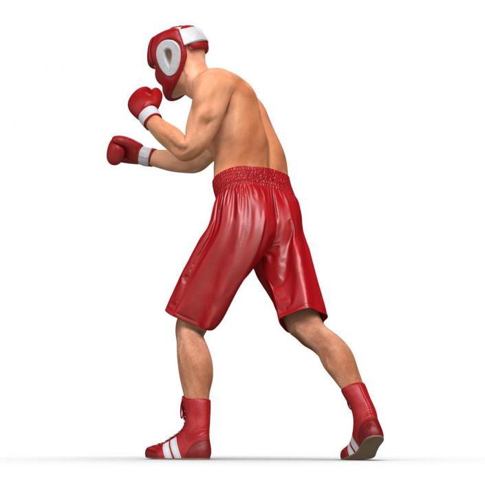 3D Boxer Man Rigged