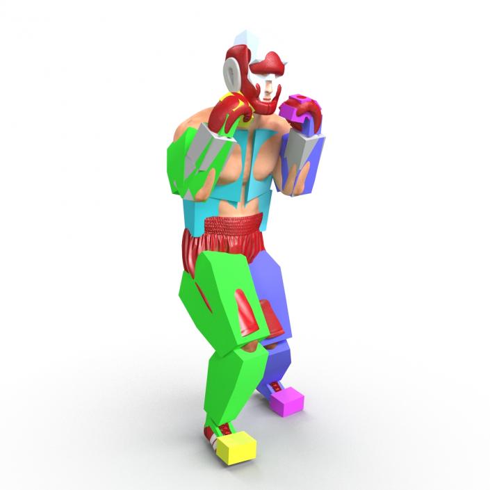 3D Boxer Man Rigged