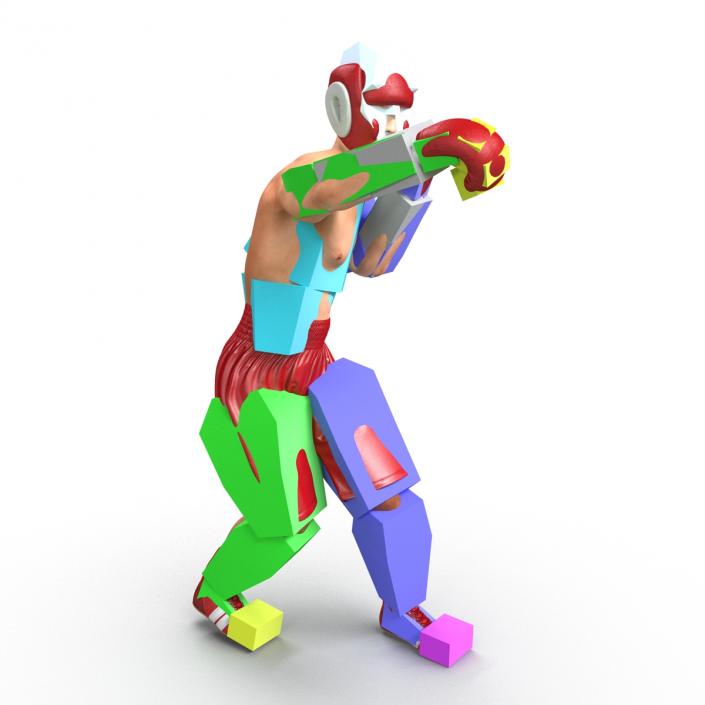 3D Boxer Man Rigged