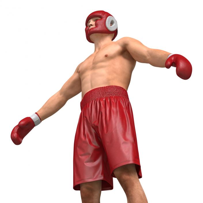 3D Boxer Man Rigged