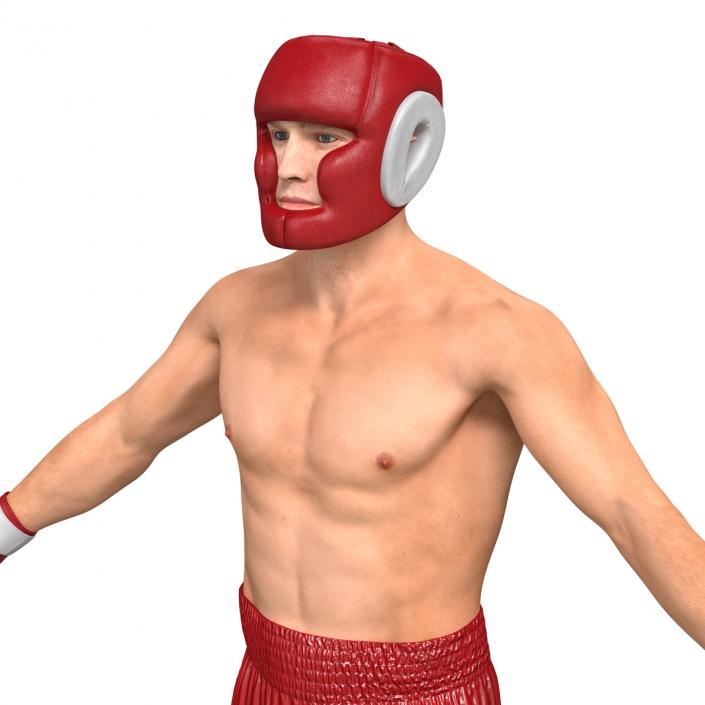 3D Boxer Man Rigged