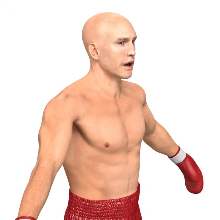 3D Boxer Man Rigged