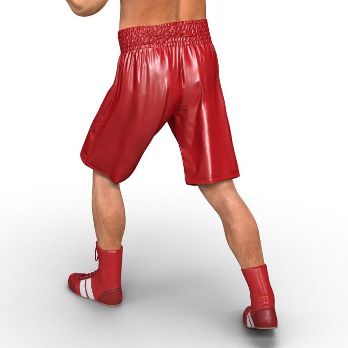 3D Boxer Man Pose 3