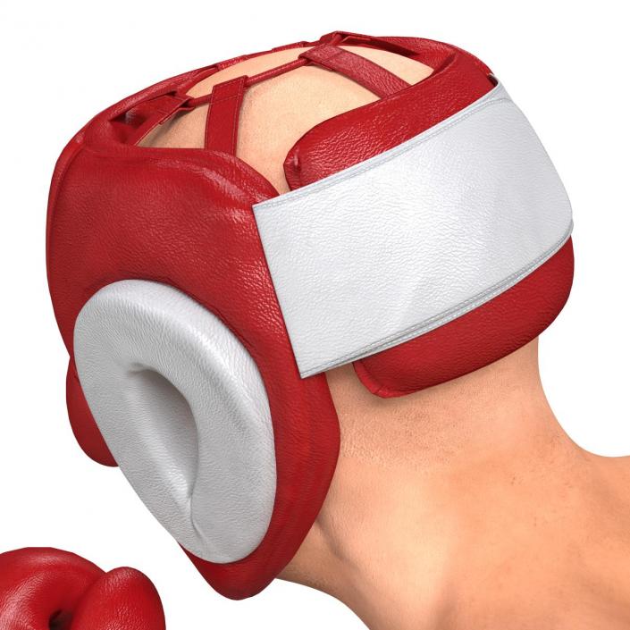 3D Boxer Man Pose 3