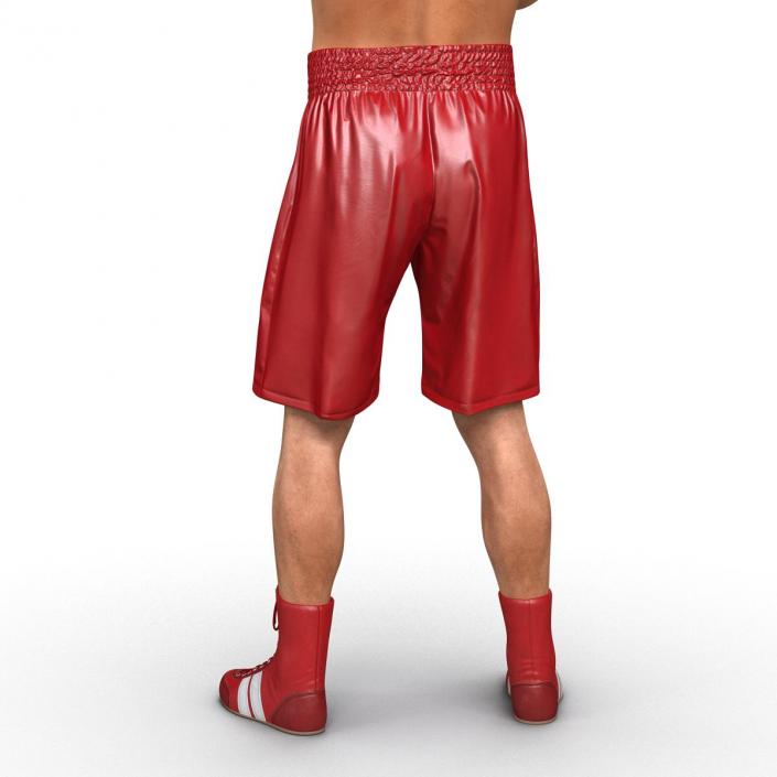 3D Boxer Man 2 Pose 2 model