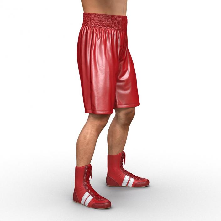 3D Boxer Man 2 Pose 2 model