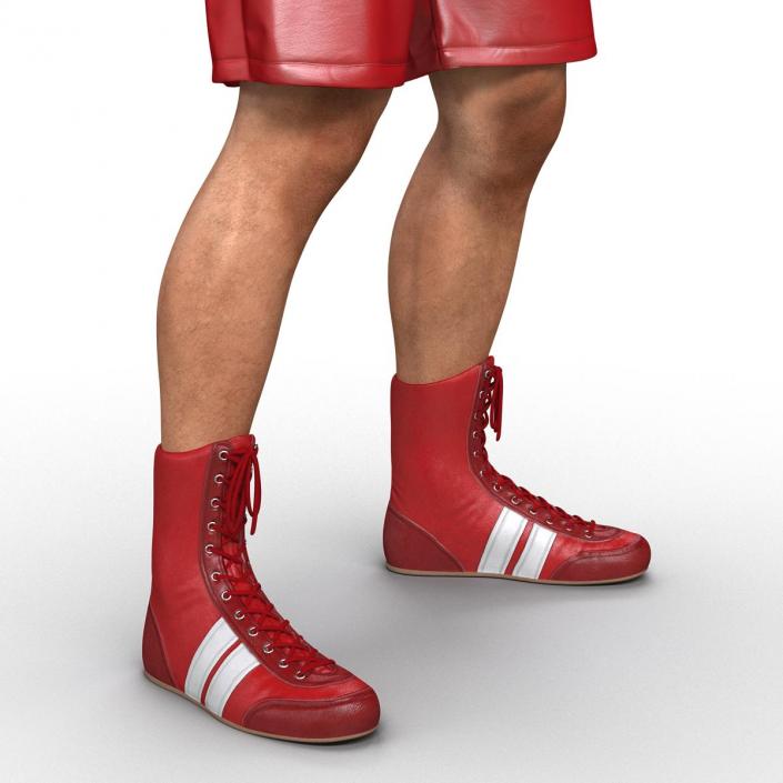 3D Boxer Man 2 Pose 2 model