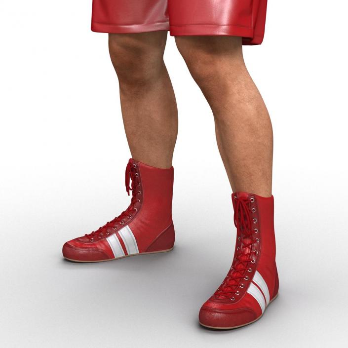 3D Boxer Man 2 Pose 2 model