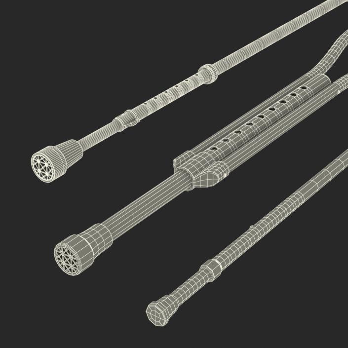 Canes and Crutches Collection 3D model