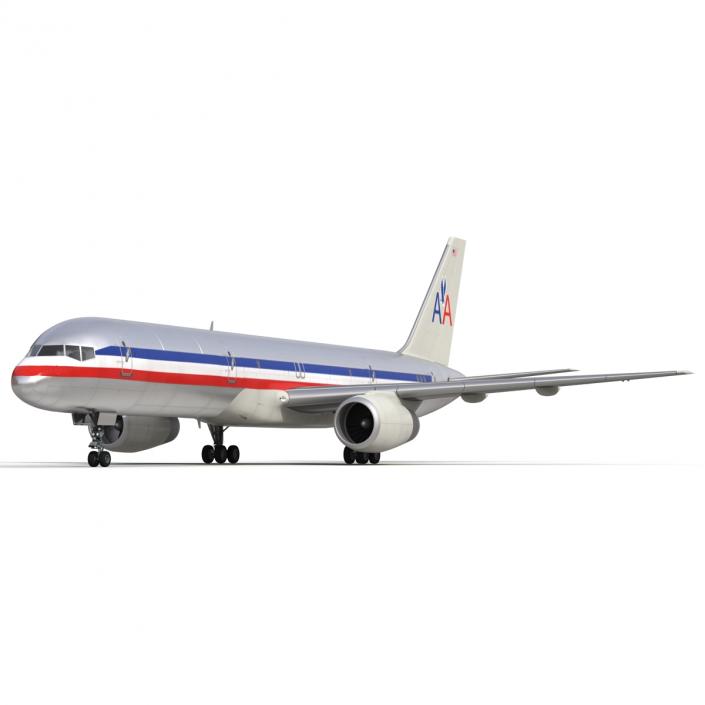 3D Boeing 757-200F American Airlines model