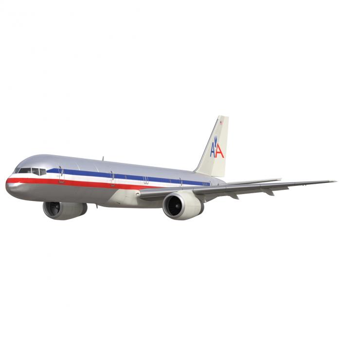 3D Boeing 757-200F American Airlines model