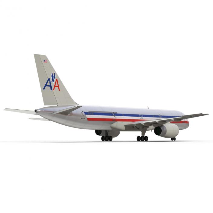 3D Boeing 757-200F American Airlines model