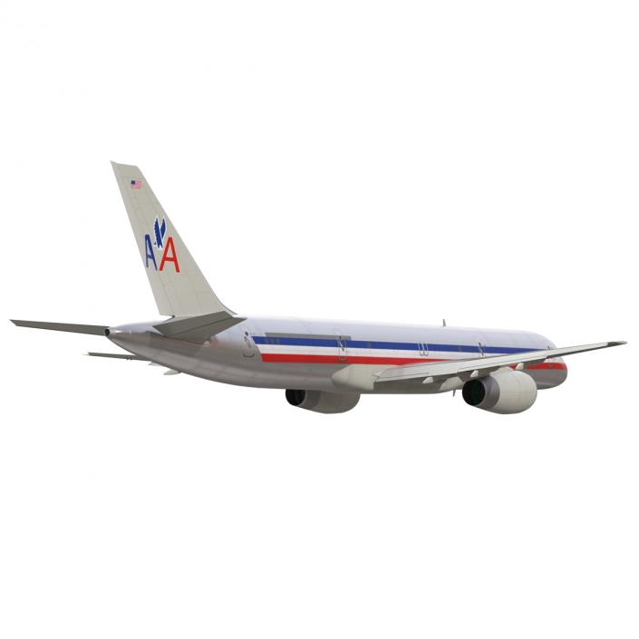 3D Boeing 757-200F American Airlines model