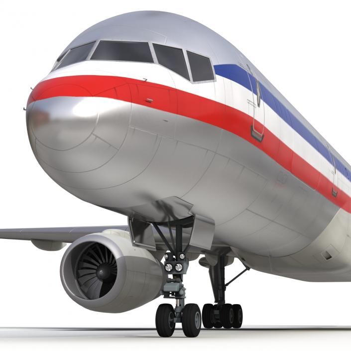 3D Boeing 757-200F American Airlines model