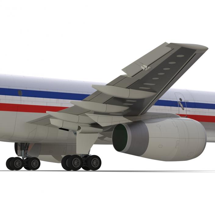 3D Boeing 757-200F American Airlines model