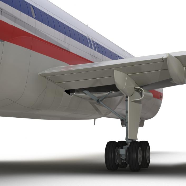 3D Boeing 757-200F American Airlines model