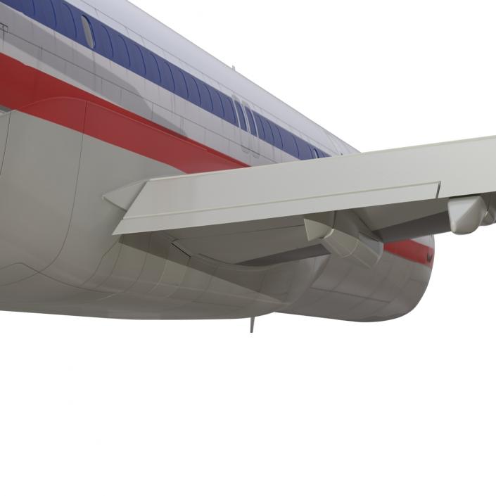 3D Boeing 757-200F American Airlines model