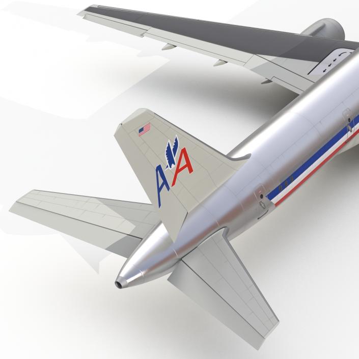 3D Boeing 757-200F American Airlines model