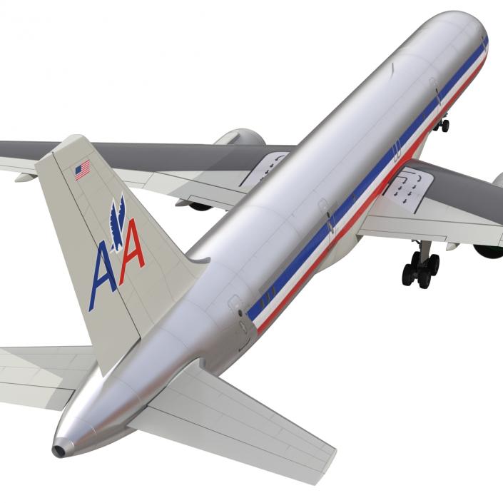 3D Boeing 757-200F American Airlines model