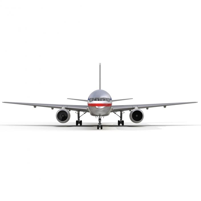 3D Boeing 757-200F American Airlines model