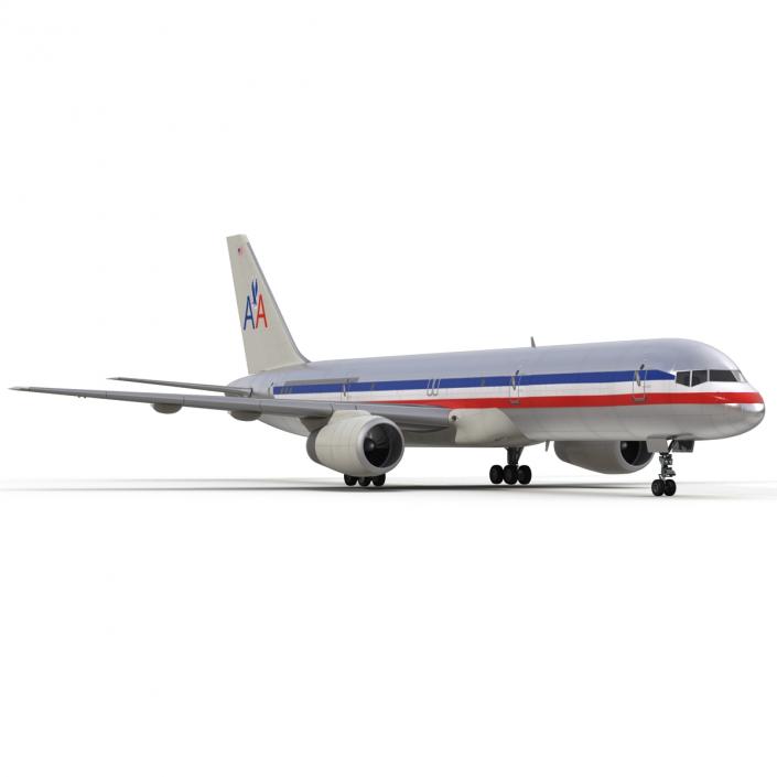 3D Boeing 757-200F American Airlines model