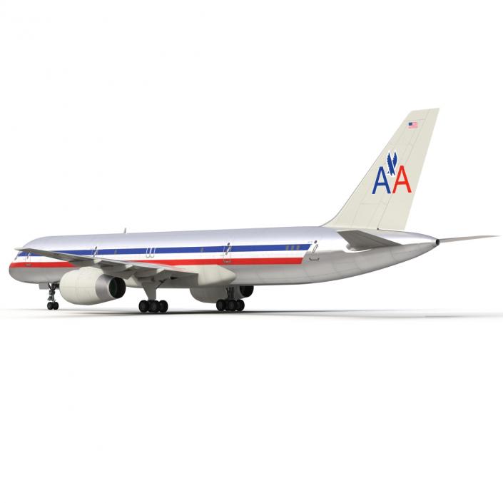 3D Boeing 757-200F American Airlines model