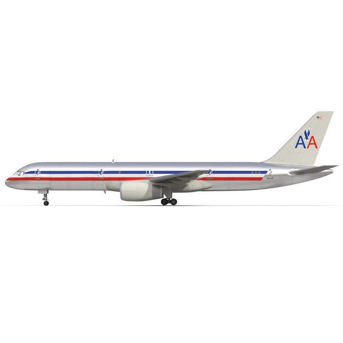 3D Boeing 757-200F American Airlines model