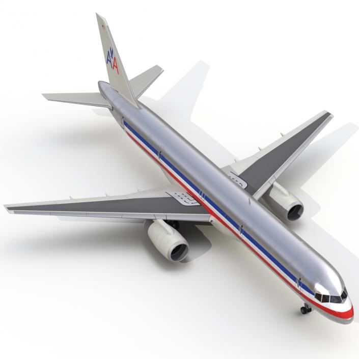 3D Boeing 757-200F American Airlines model