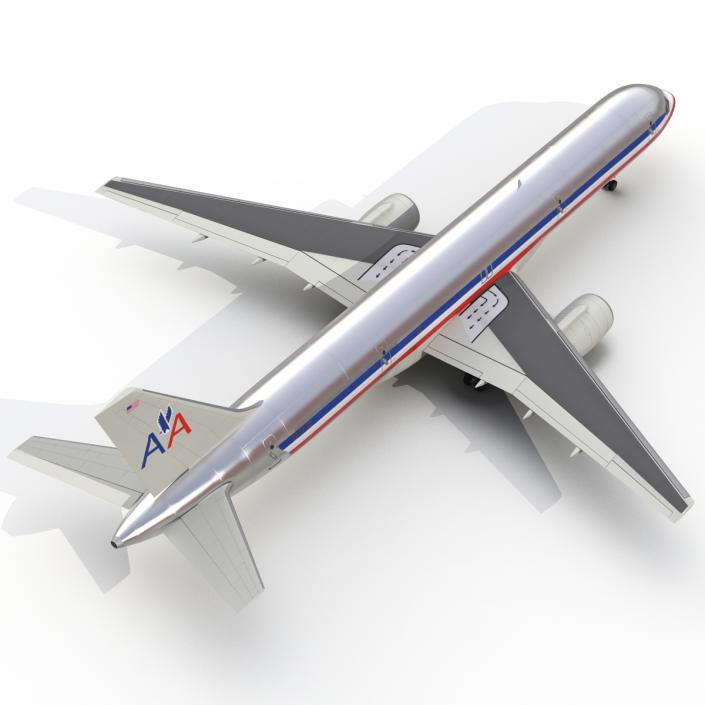 3D Boeing 757-200F American Airlines model