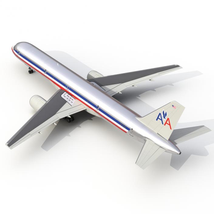 3D Boeing 757-200F American Airlines model