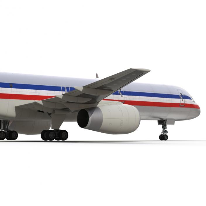 3D Boeing 757-200F American Airlines model