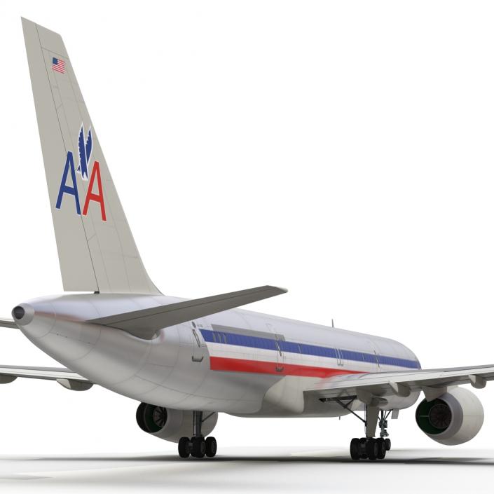 3D Boeing 757-200F American Airlines model