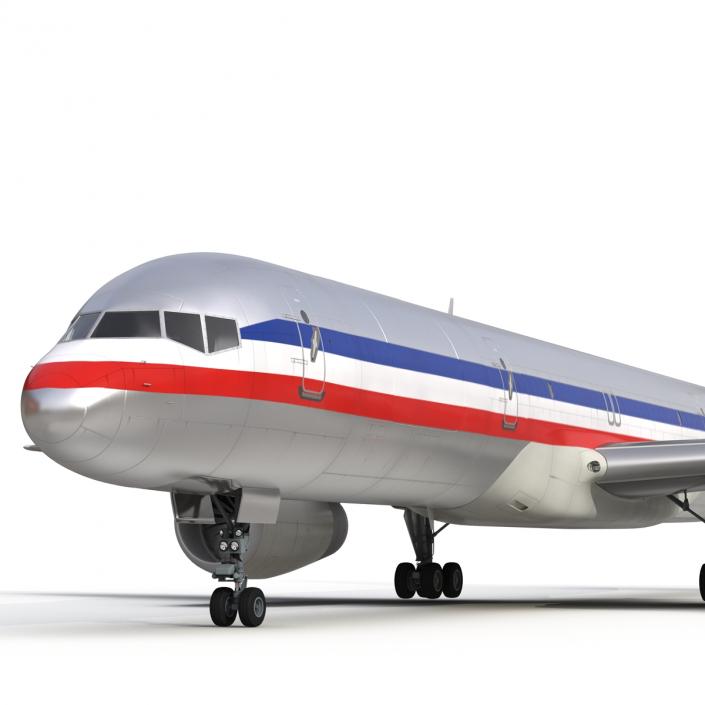 3D Boeing 757-200F American Airlines model