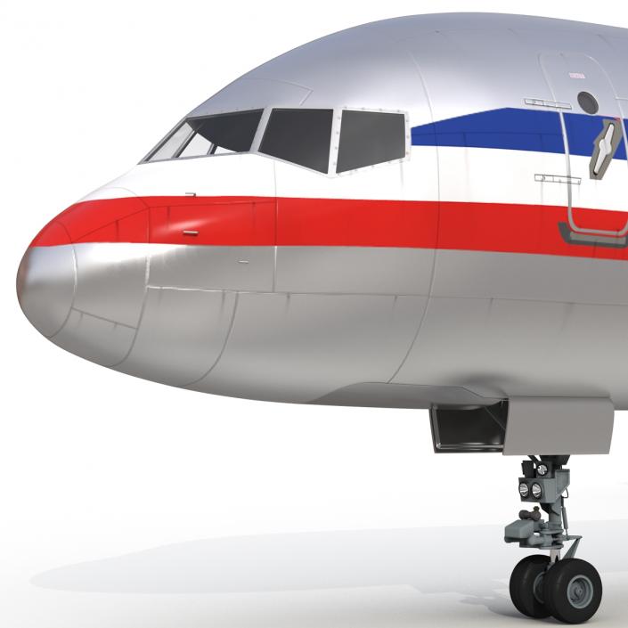 3D Boeing 757-200F American Airlines model